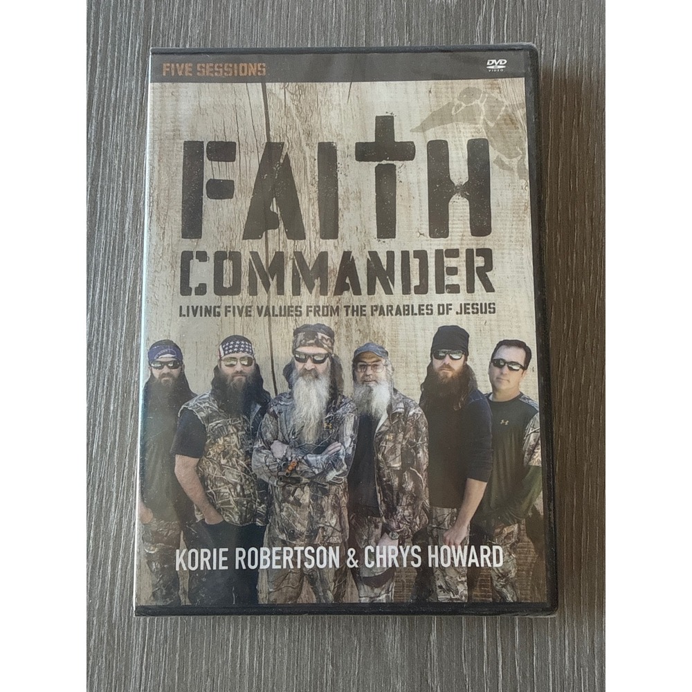 Faith Commander DVD Duck Dynasty Robertson Family Bible Study Zondervan New